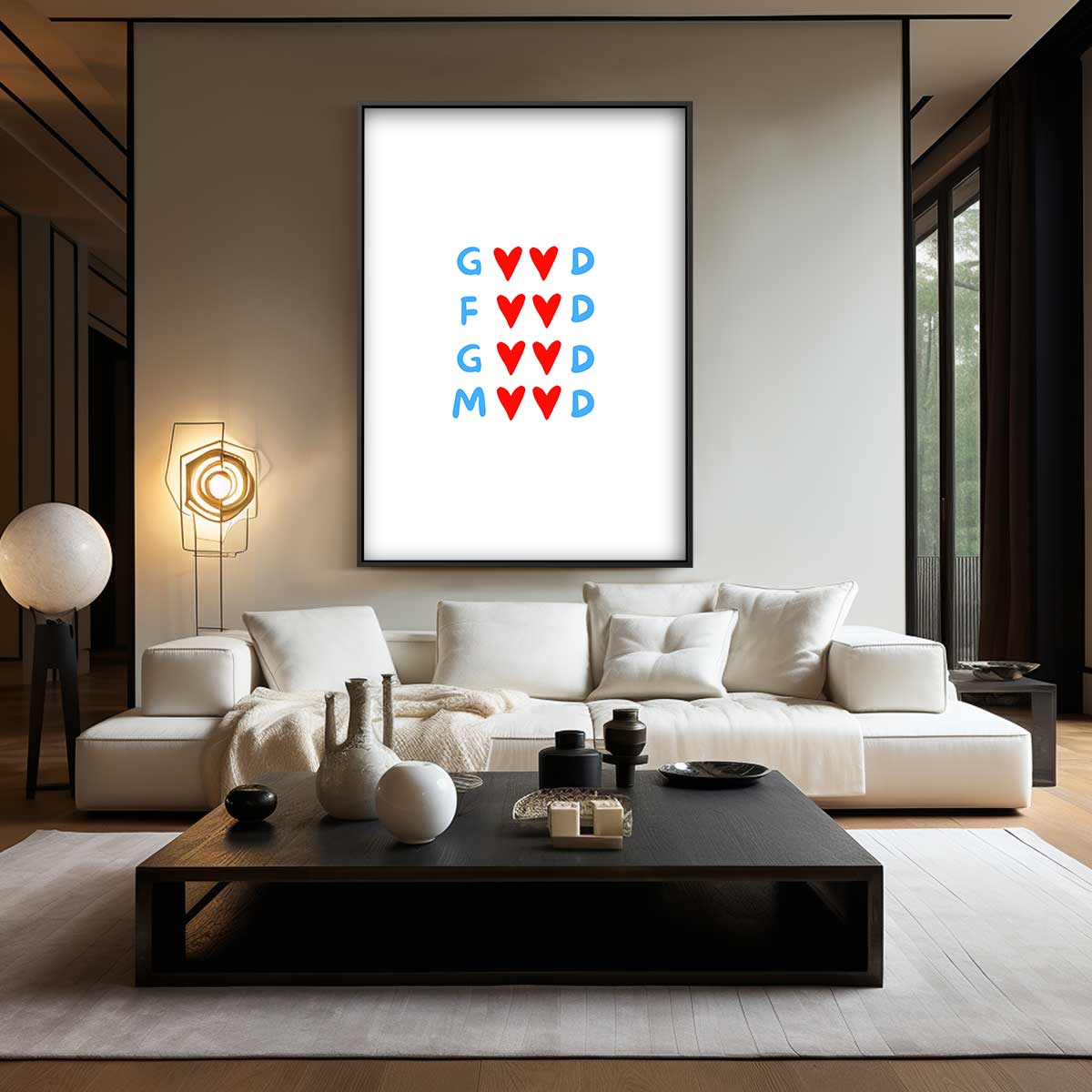 Liefdeswens Wanddecoratie Kunstwerk-canvas-dibond-plexiglas-wanddecoratie-WallArtistic