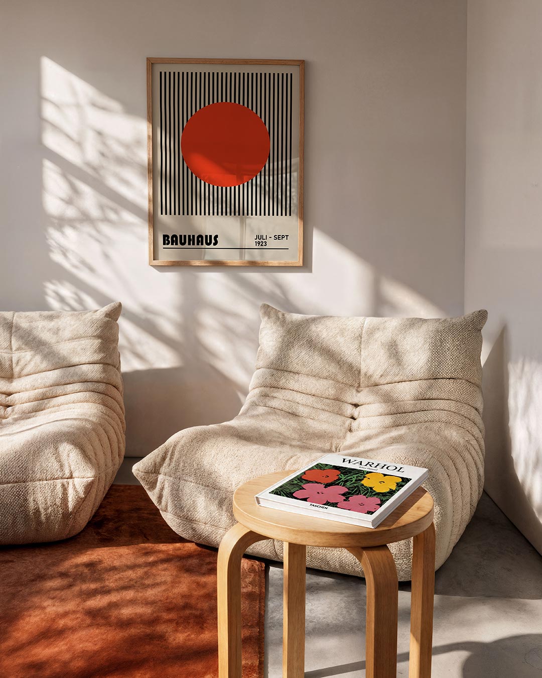 Cirkel en lijnen Poster