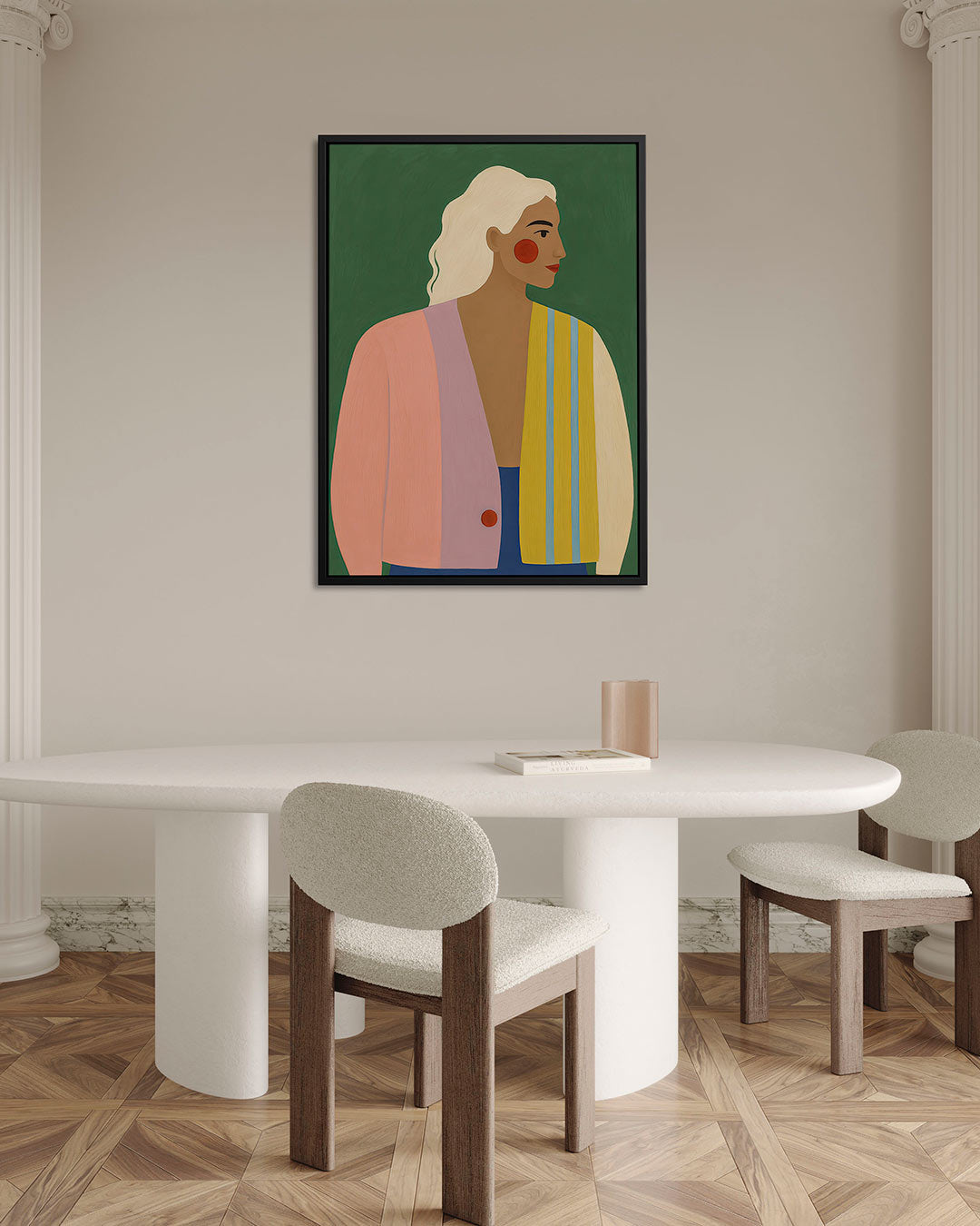 Vrouwelijk portret Kunstwerk