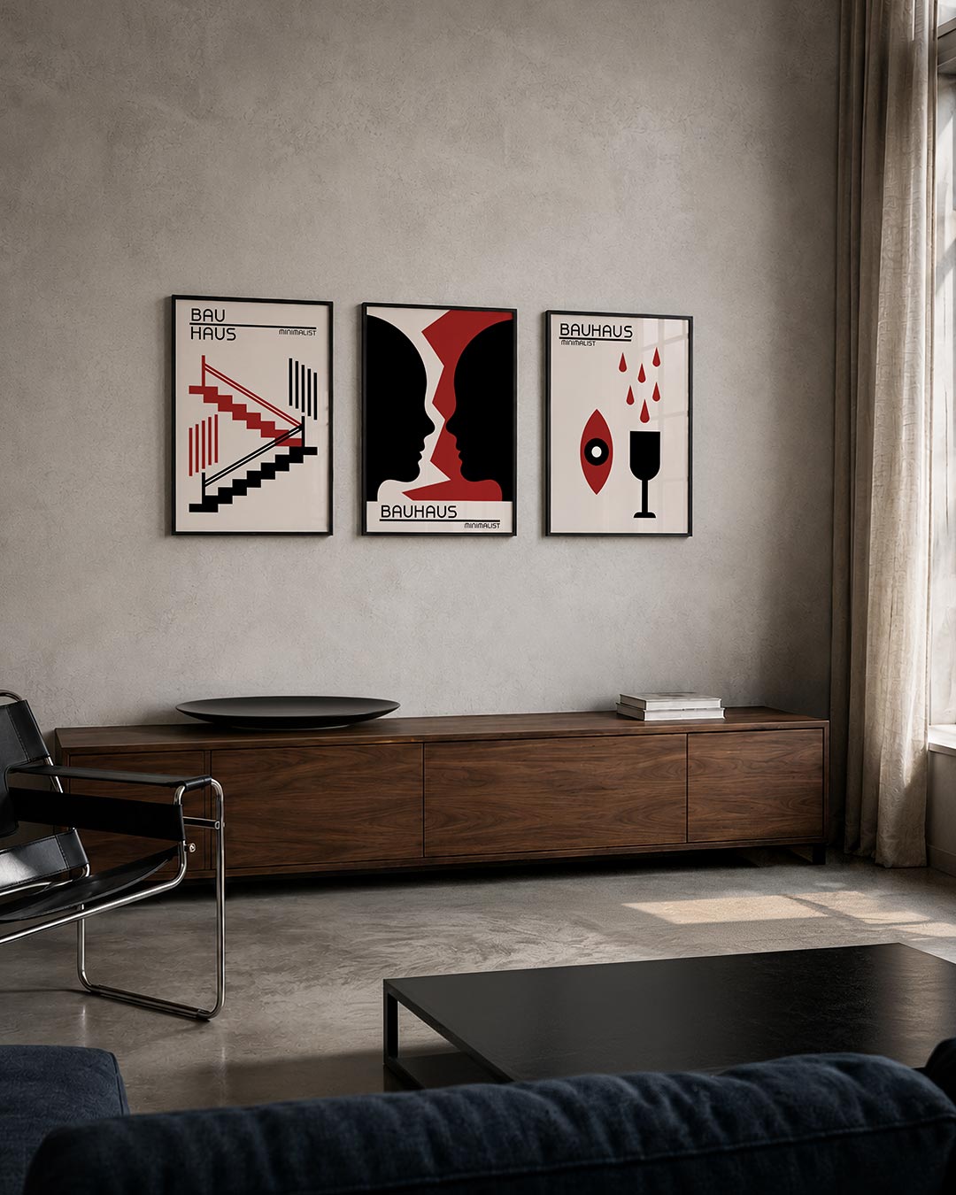 Trapvormen en lijnen Posterset
