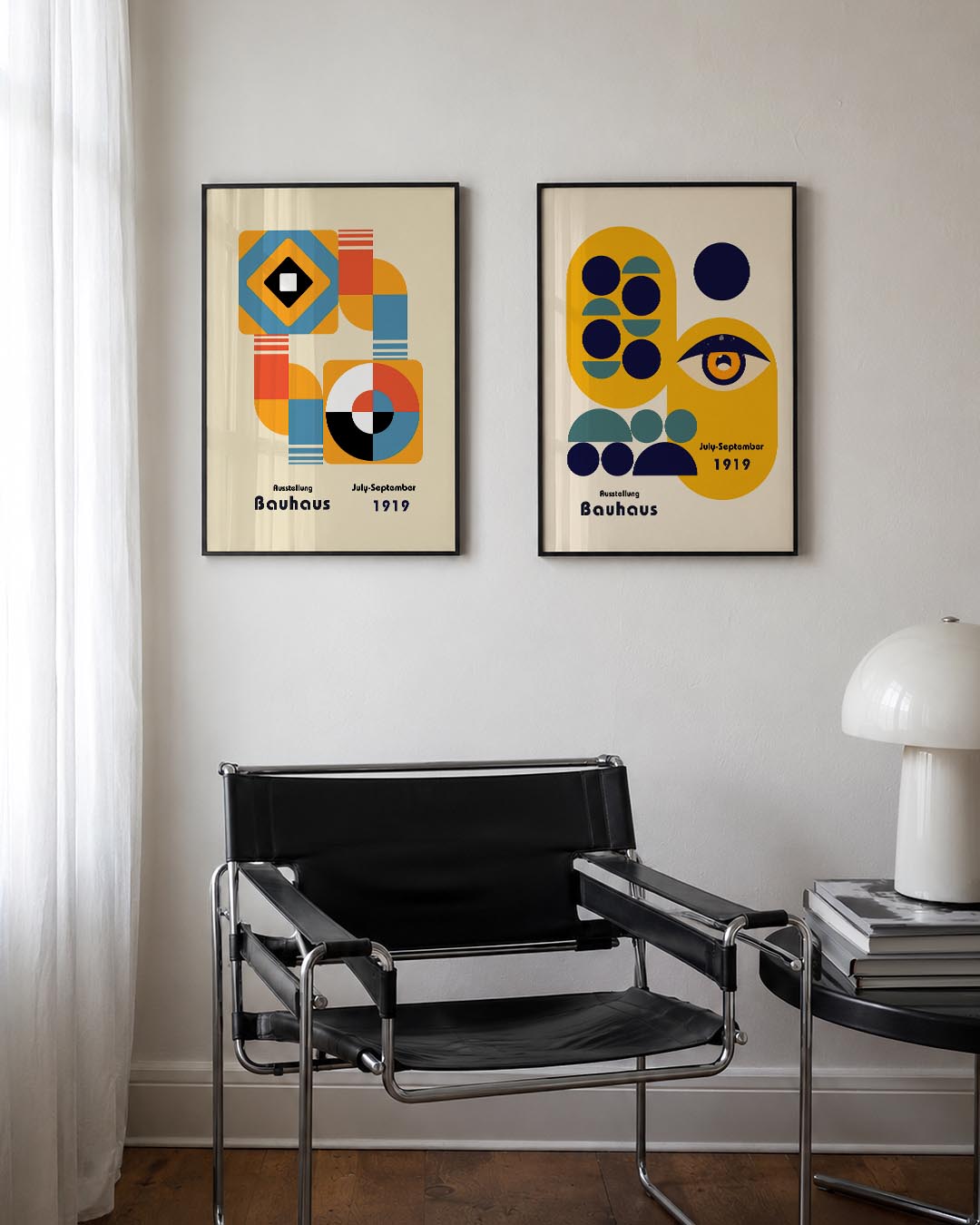 Vorm en kleurenspel Posterset