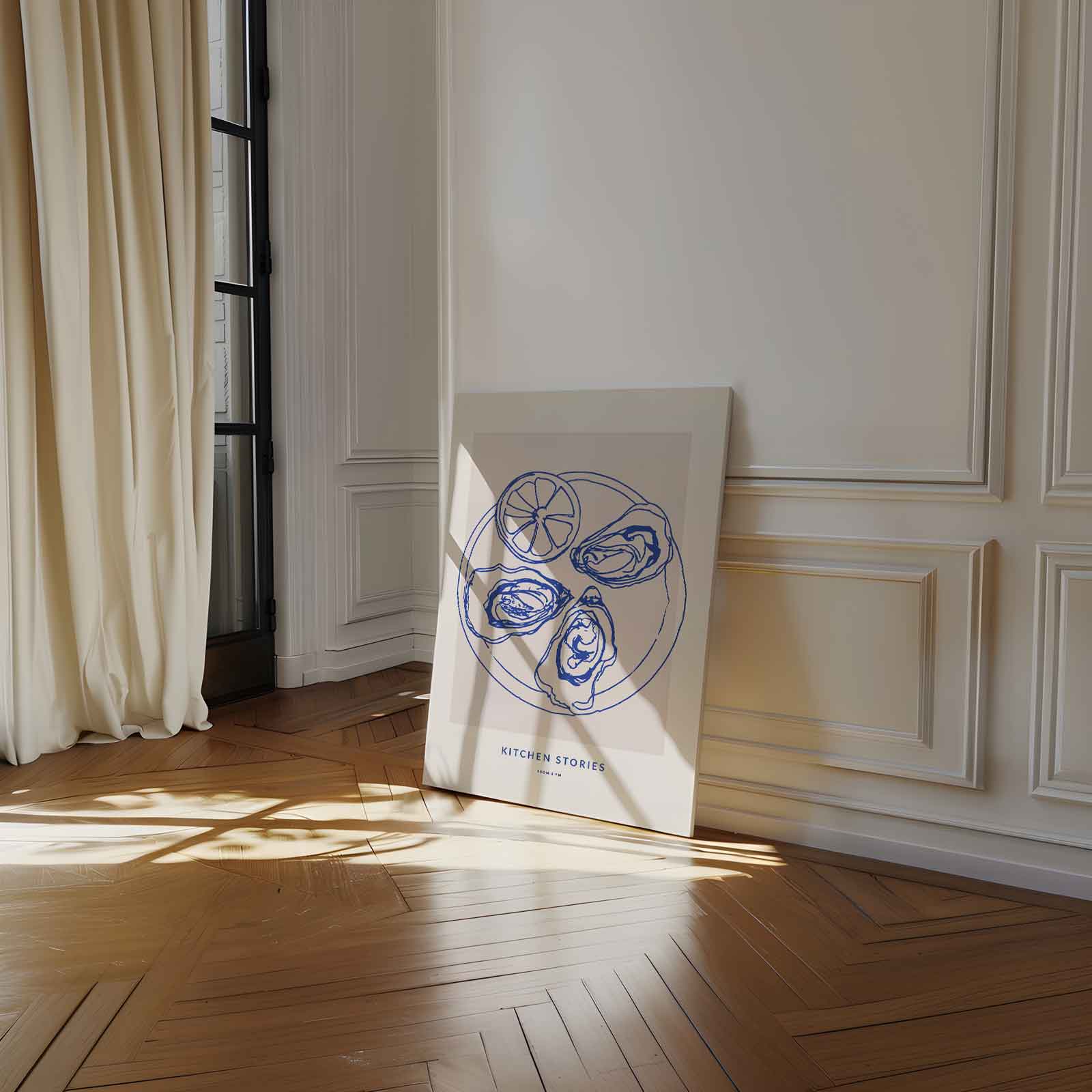 Streken op een Bord Kunstwerk-canvas-dibond-plexiglas-wanddecoratie-WallArtistic