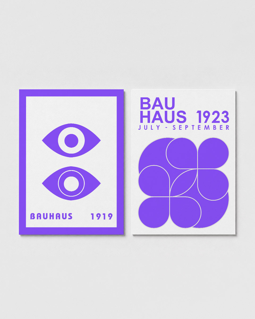 Oogvormen en kleur Posterset