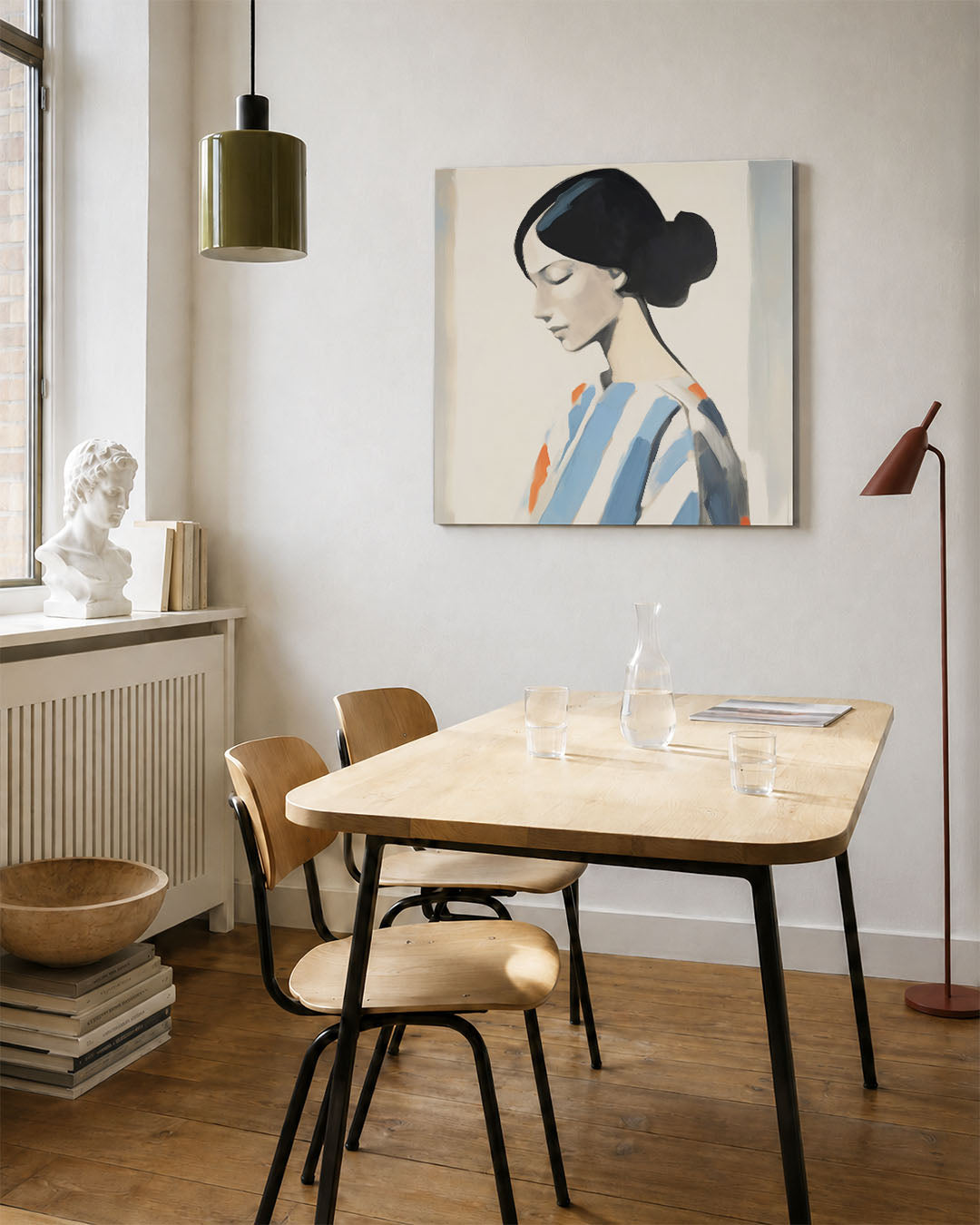 Gestileerde vrouw Kunstwerk