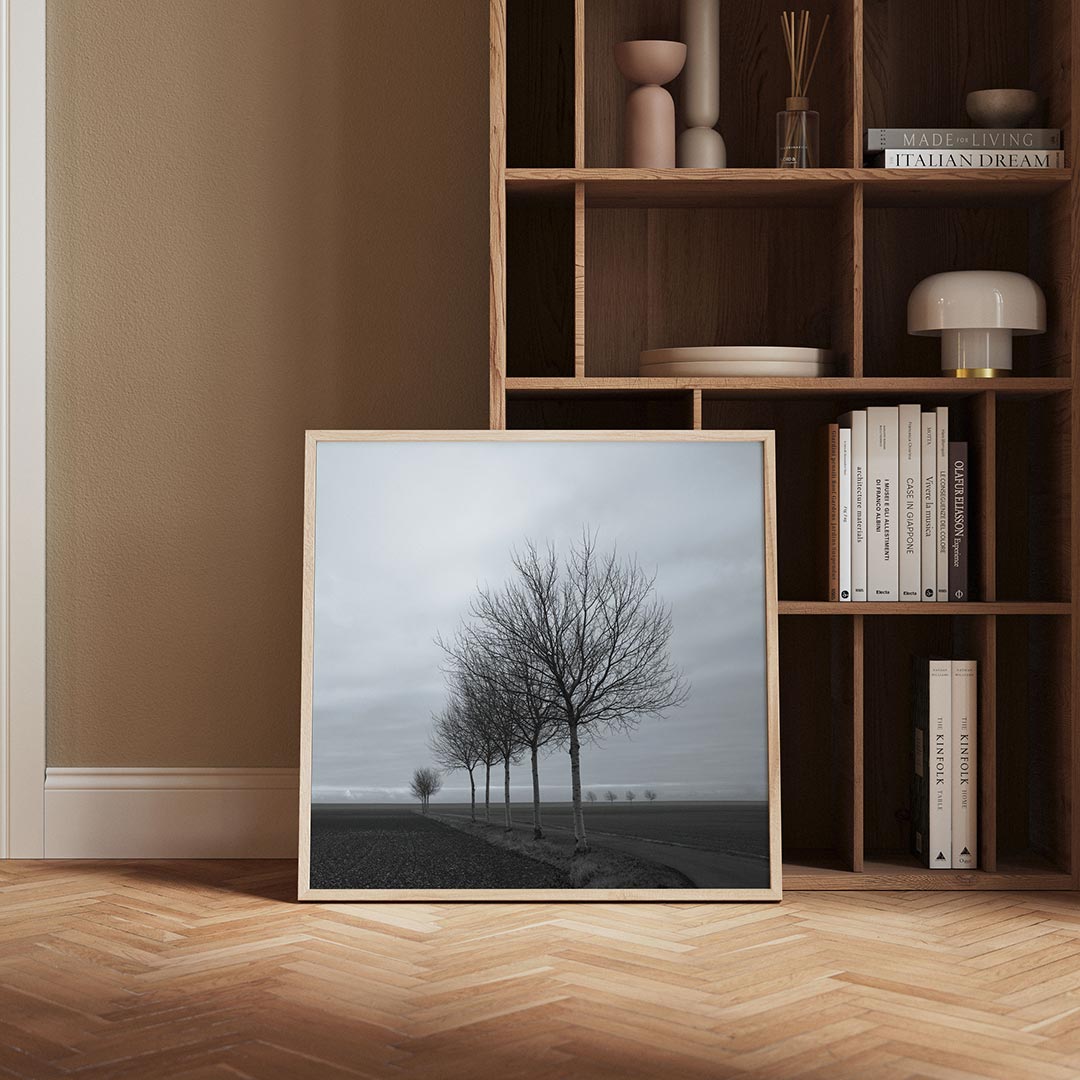 Landschap met bomen Poster