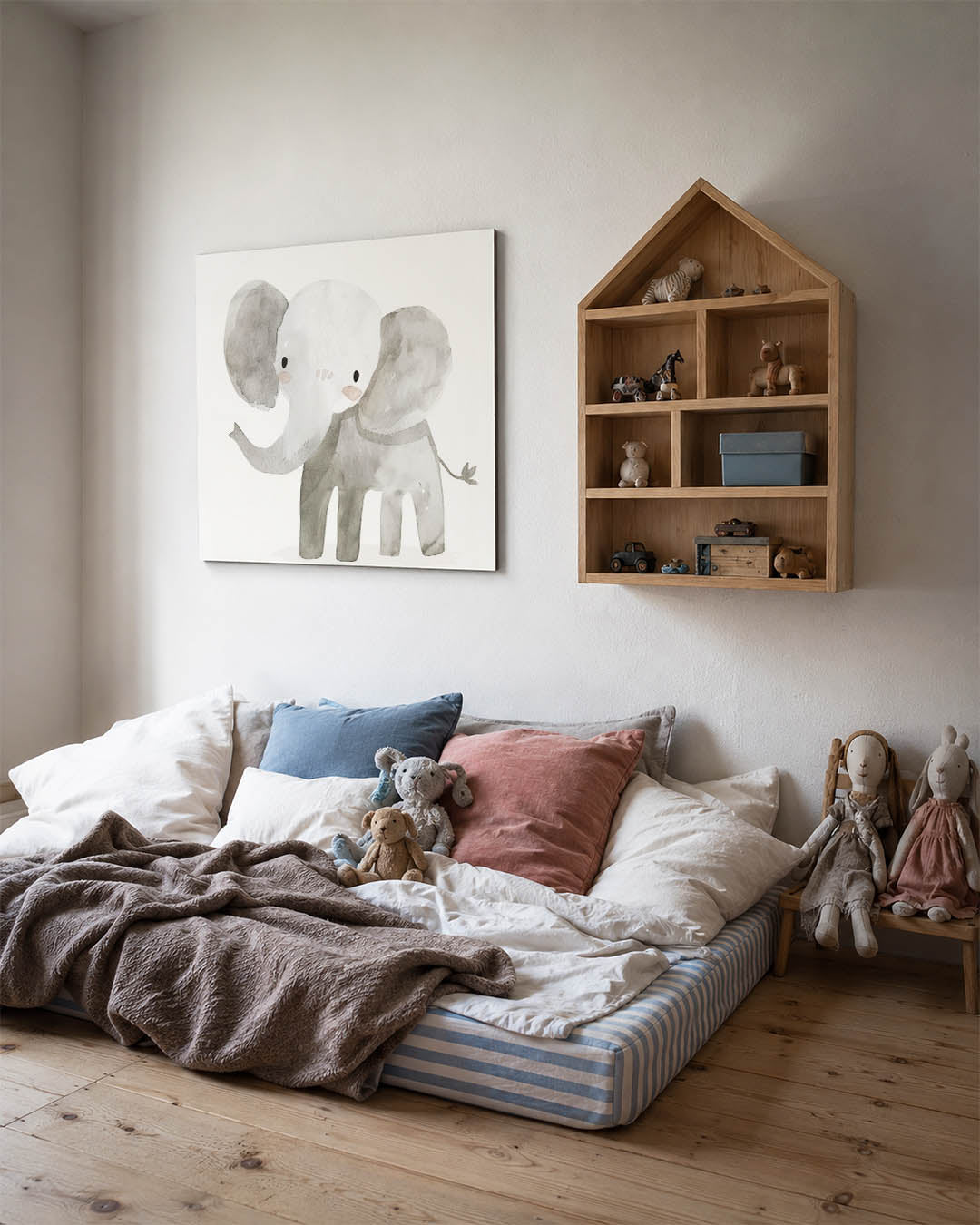 Schattige olifant illustratie Kunstwerk