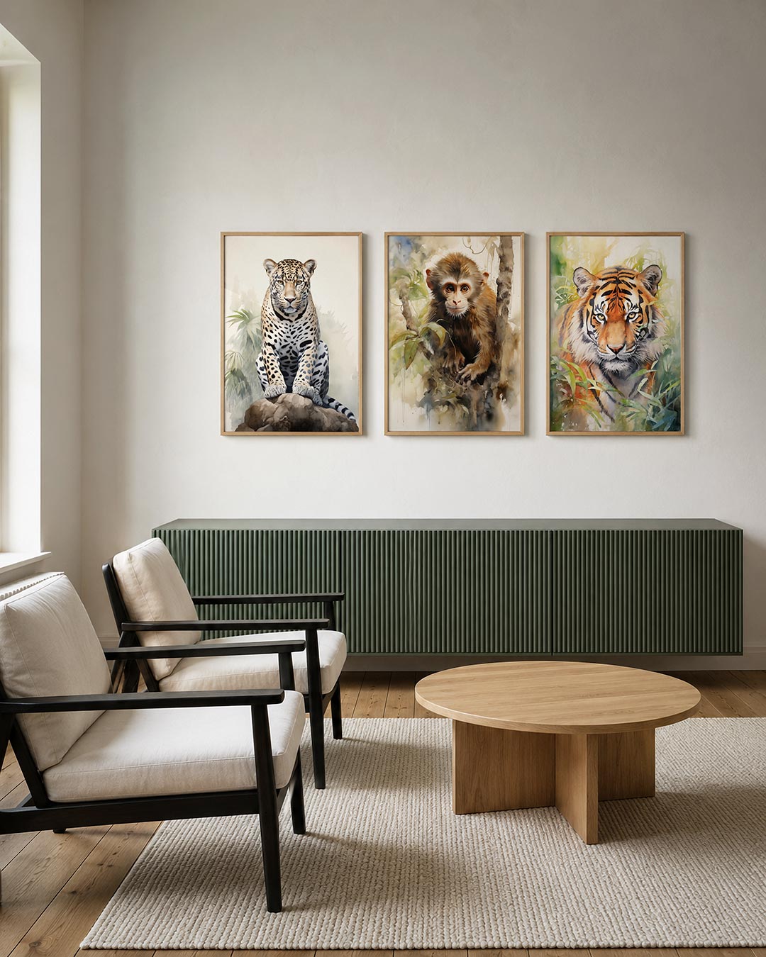 Natuurlijke elegantie Posterset