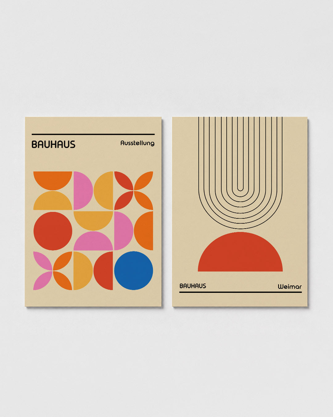 Vorm en kleurenspel Posterset