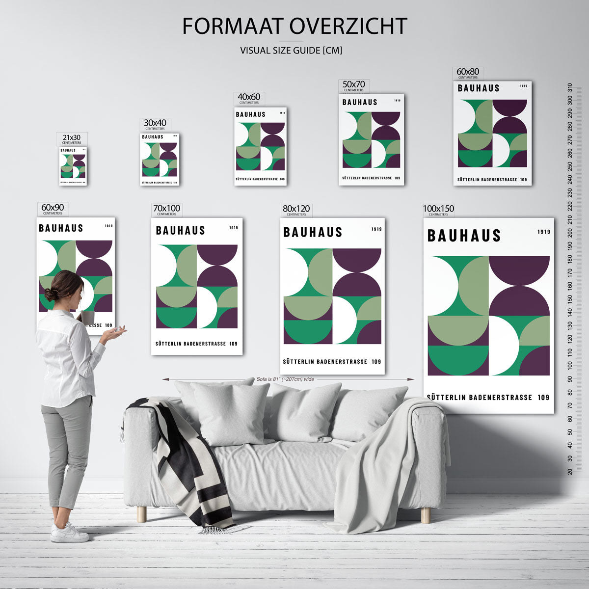 Vorm en kleur Poster