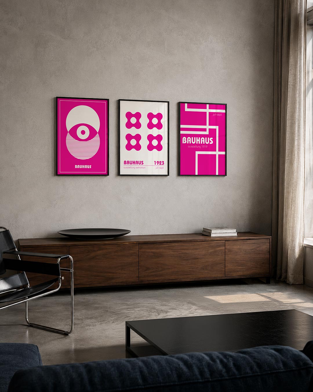 Cirkel en strepen Posterset