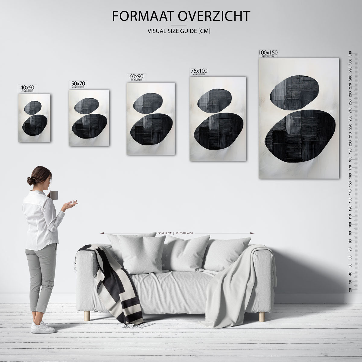 Organische vormen Kunstwerk