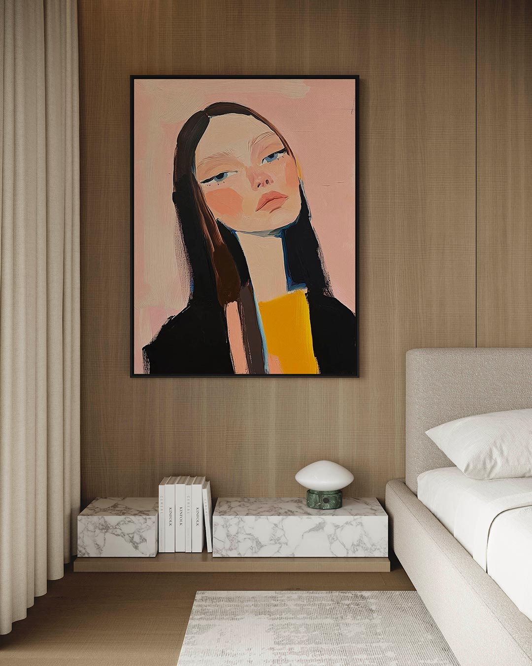 Vrouwelijk portret Kunstwerk