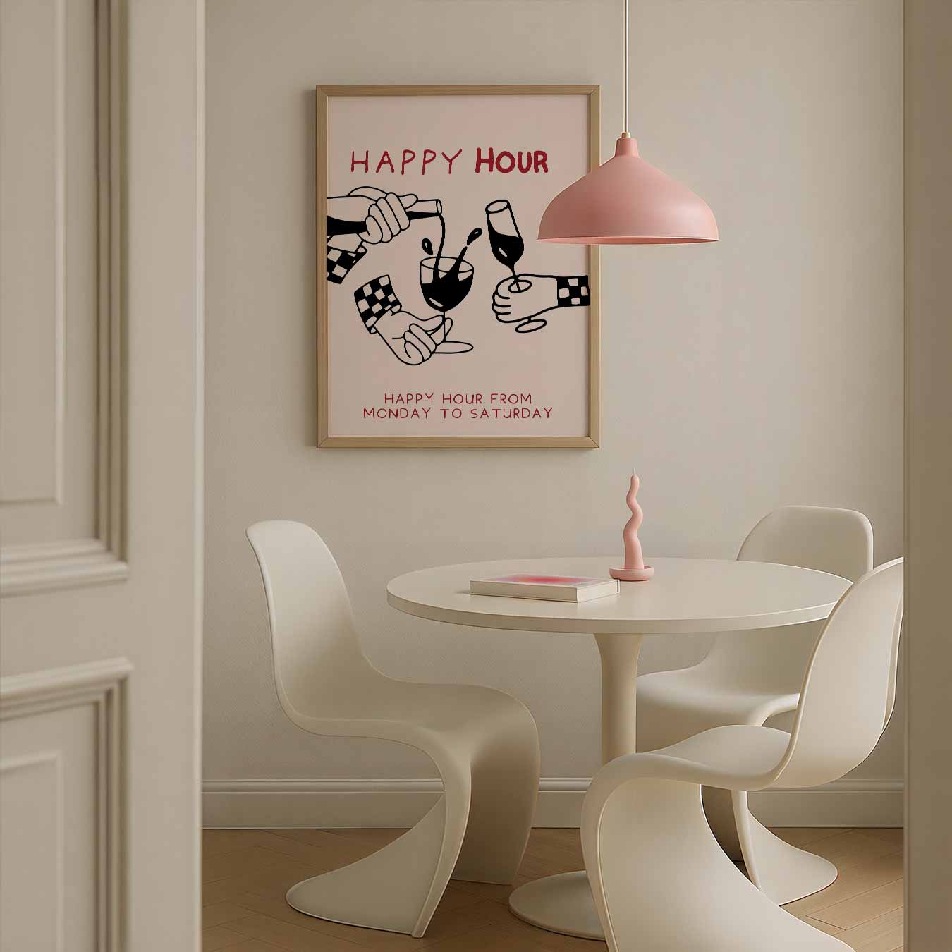 Happy Hour Poster-WallArtistic