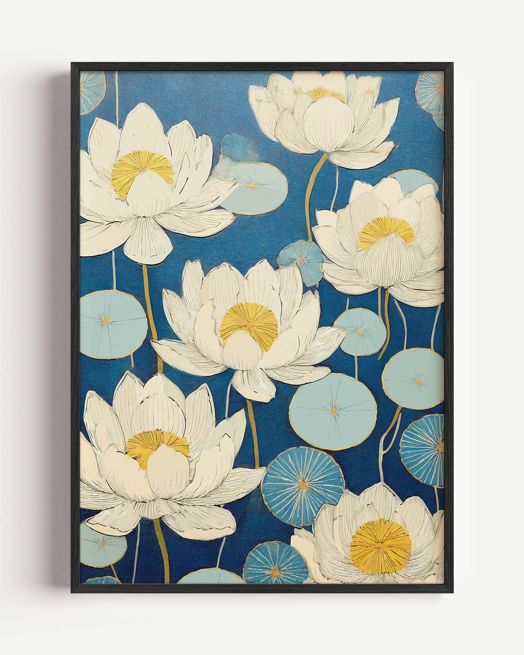 Bloeiende Lotus Droomposter-WallArtistic