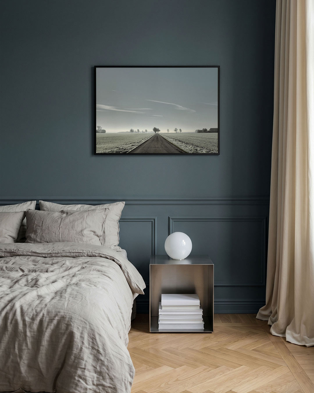 Rustige weglandschap Poster