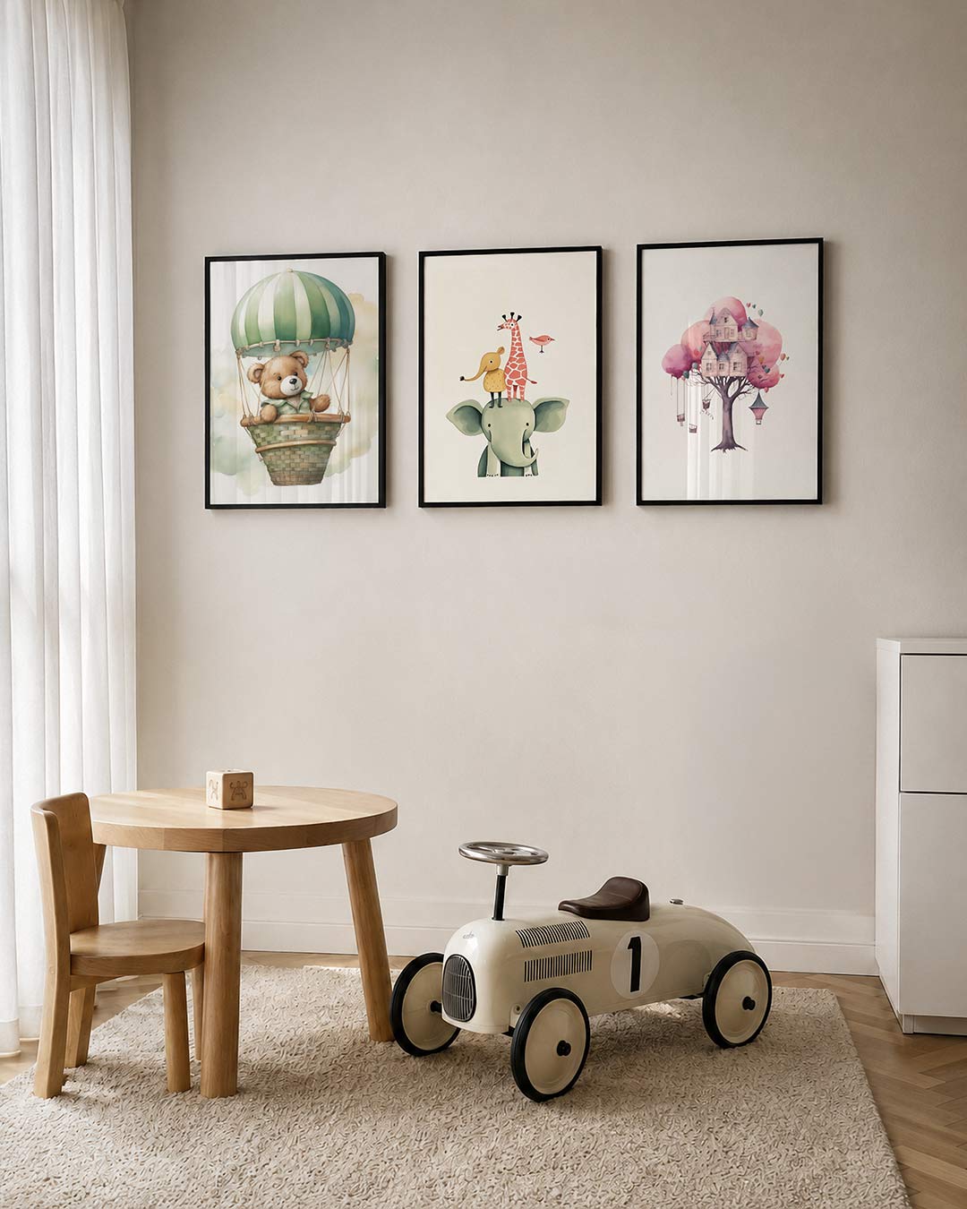 Luchtige droomvlucht Posterset