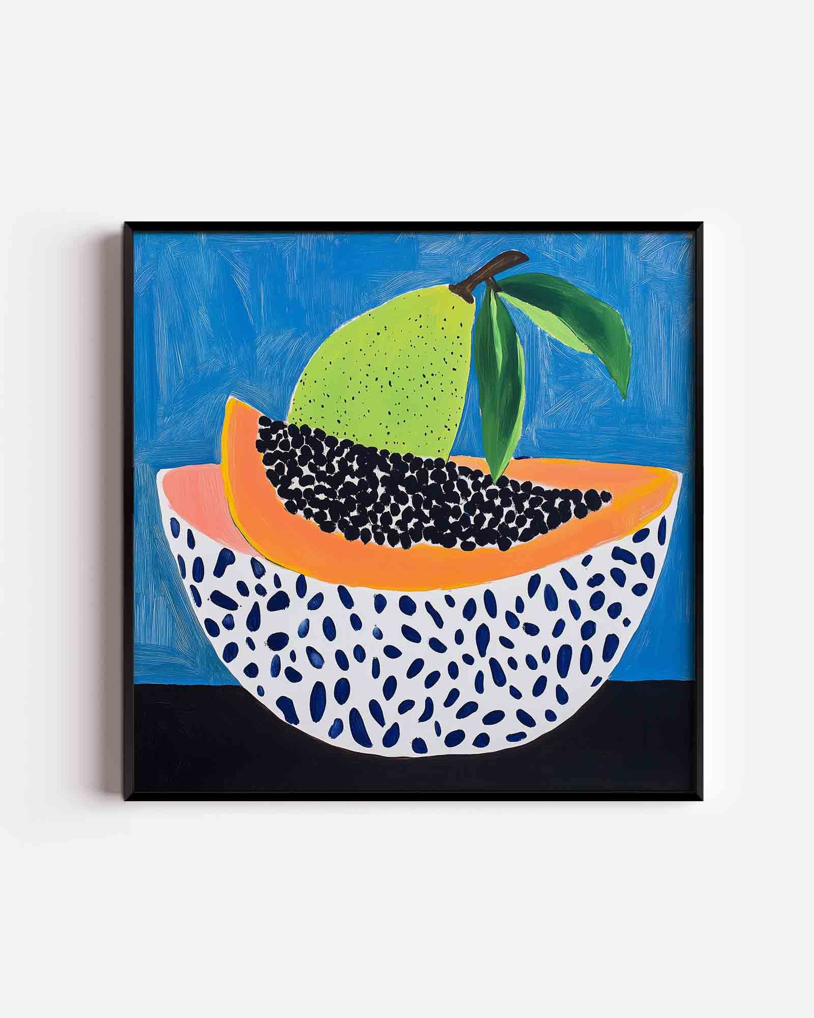 Fruit en patronen Poster