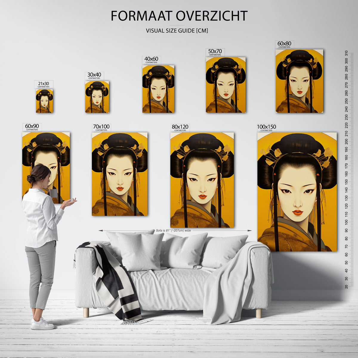 Vrouwelijk portret Poster