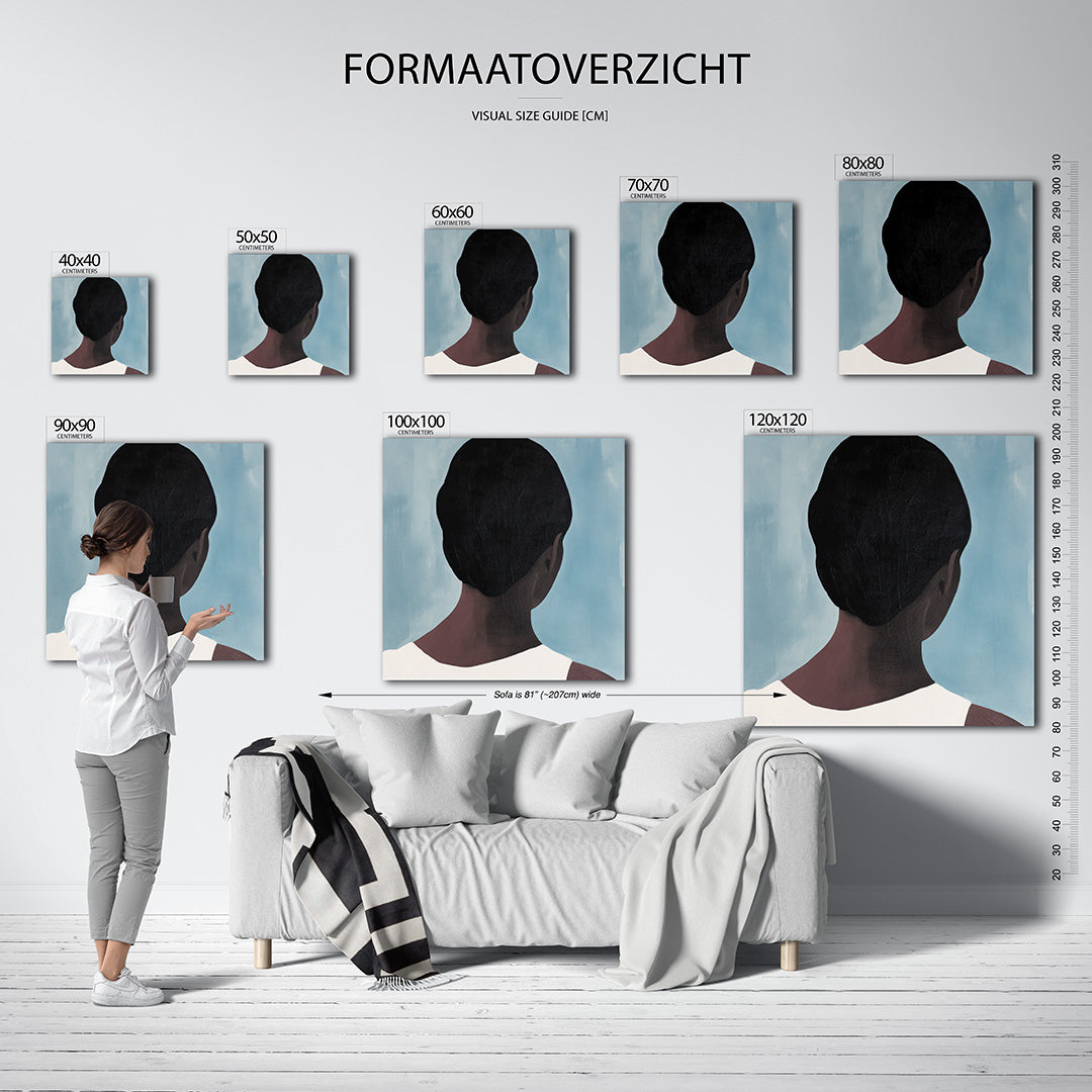 Stille reflectie Kunstwerk