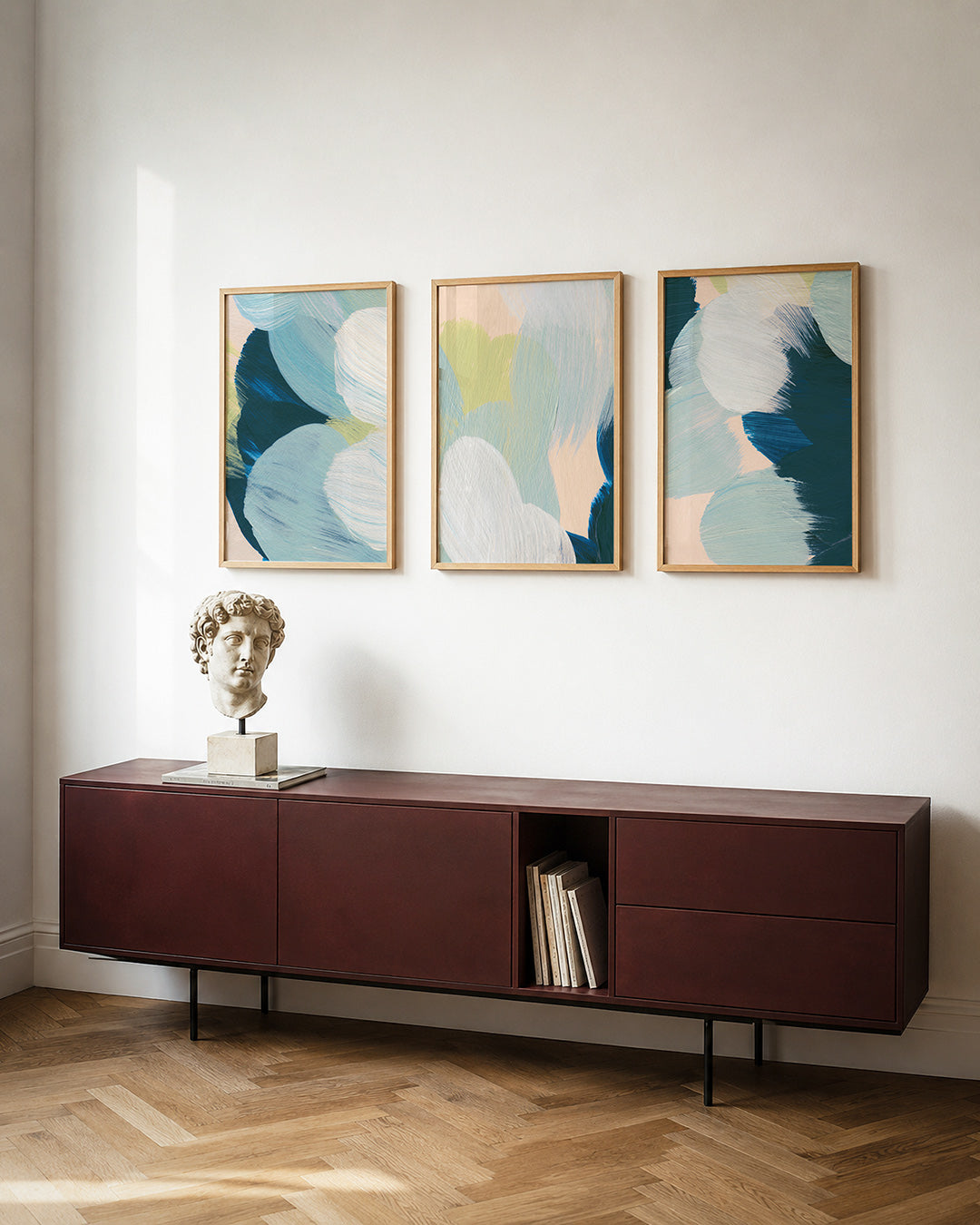 Kleurvlakken harmonie Posterset