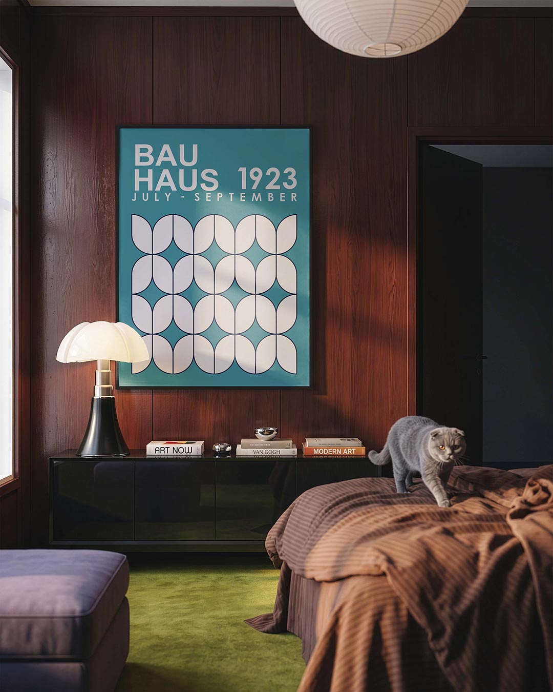Vormritme en kleur Poster