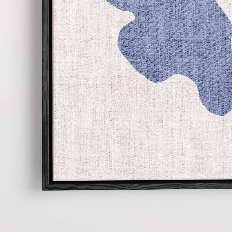 Speelse Paarse Vormen Kunstwerk-canvas-dibond-plexiglas-wanddecoratie-WallArtistic