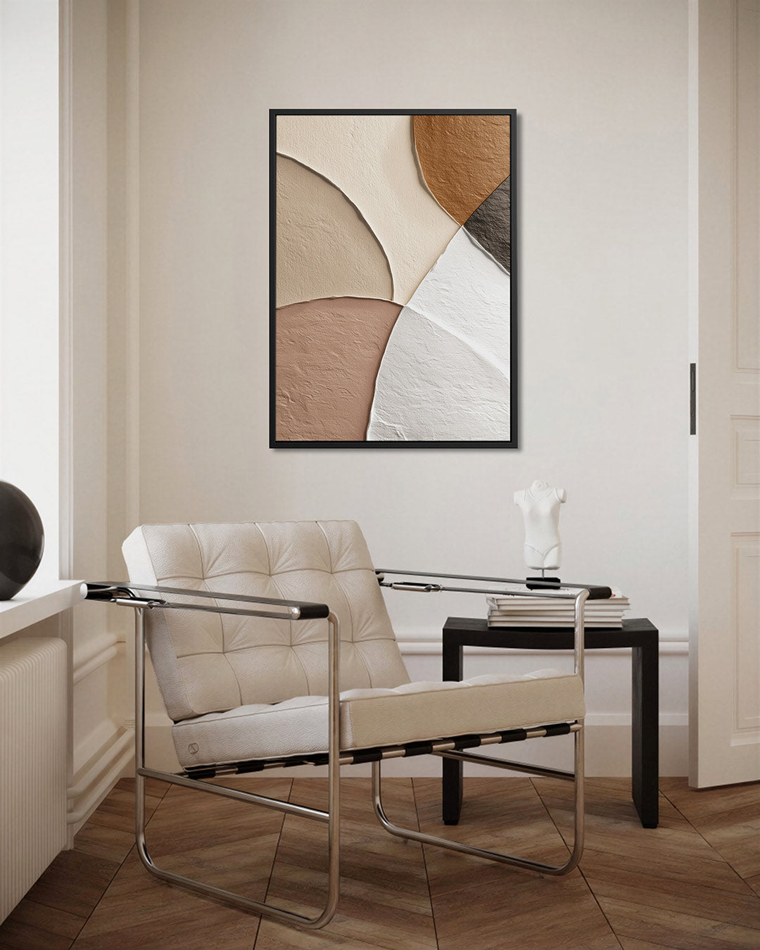 Organische vormen compositie Kunstwerk