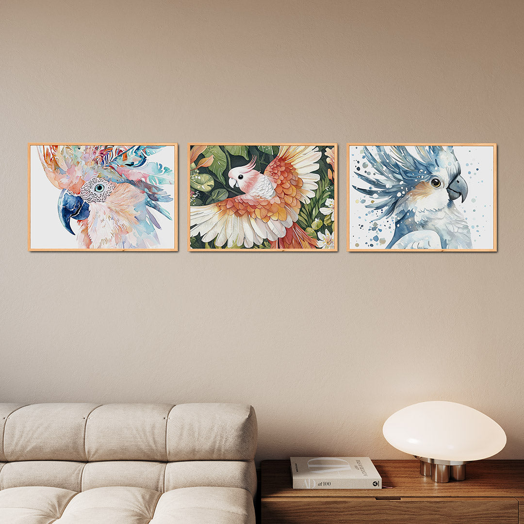 Vederlichte kleurenpracht Posterset