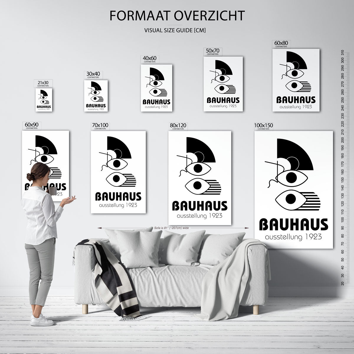 Vormen en lijnen Poster
