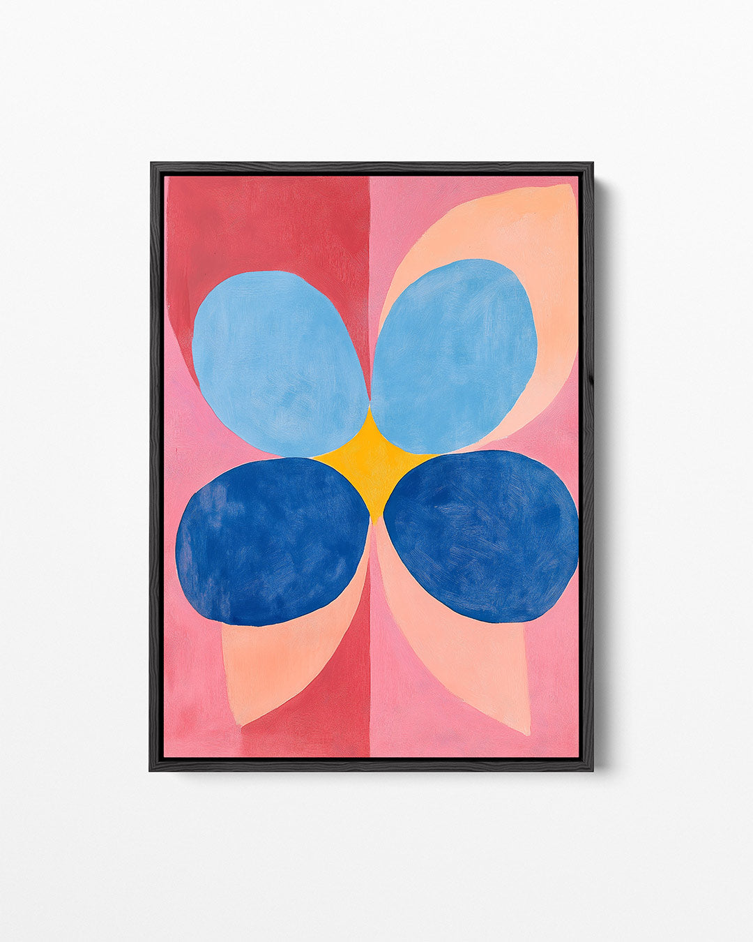 Vormenspel met kleuren Kunstwerk