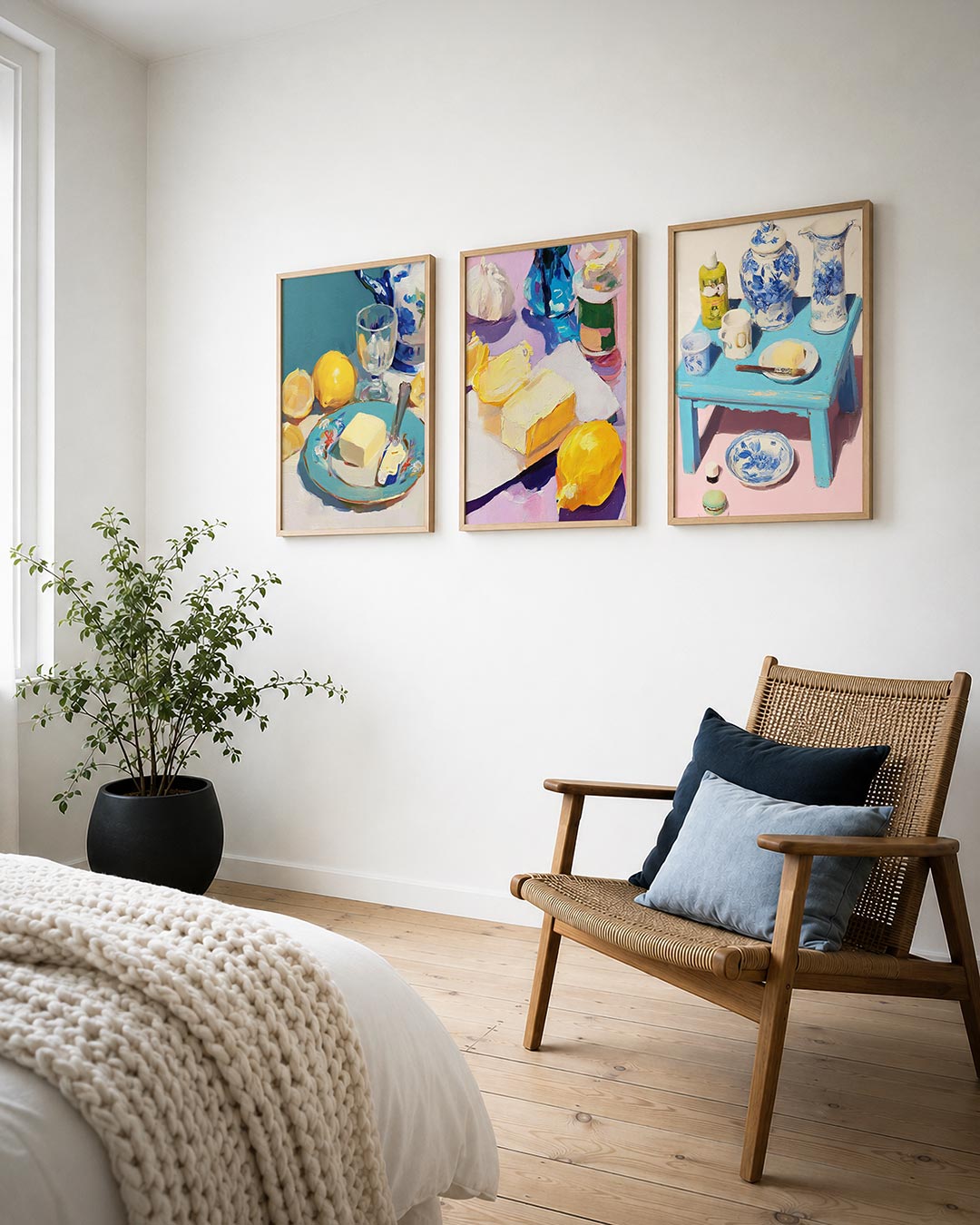 Kleurrijk ontbijt Posterset