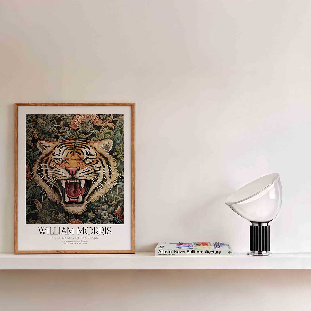 Tijger in jungle Poster