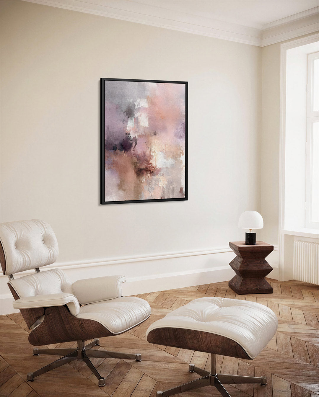 Zachte kleurenexplosie Kunstwerk