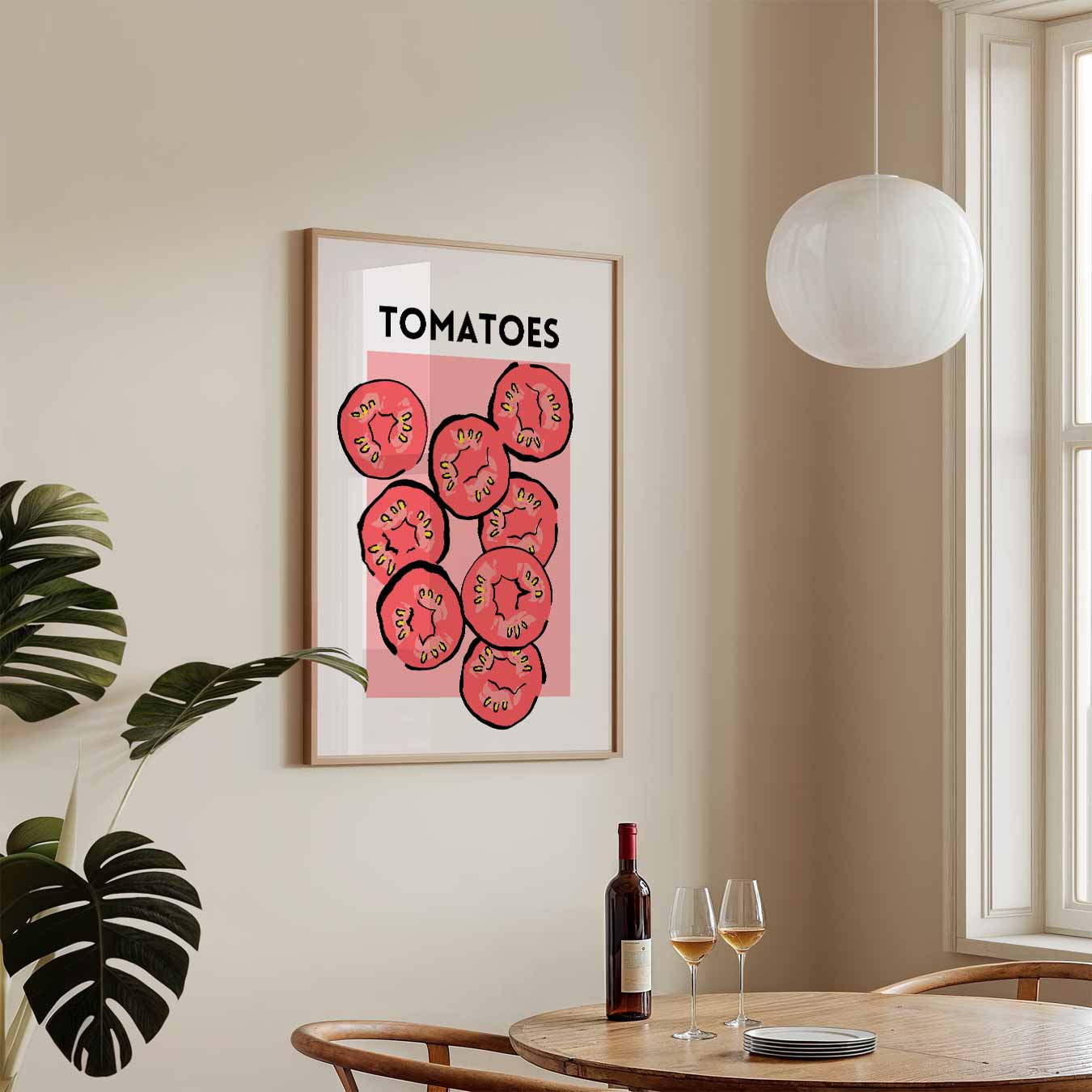 Frisse Tomaten Kunstposter-WallArtistic