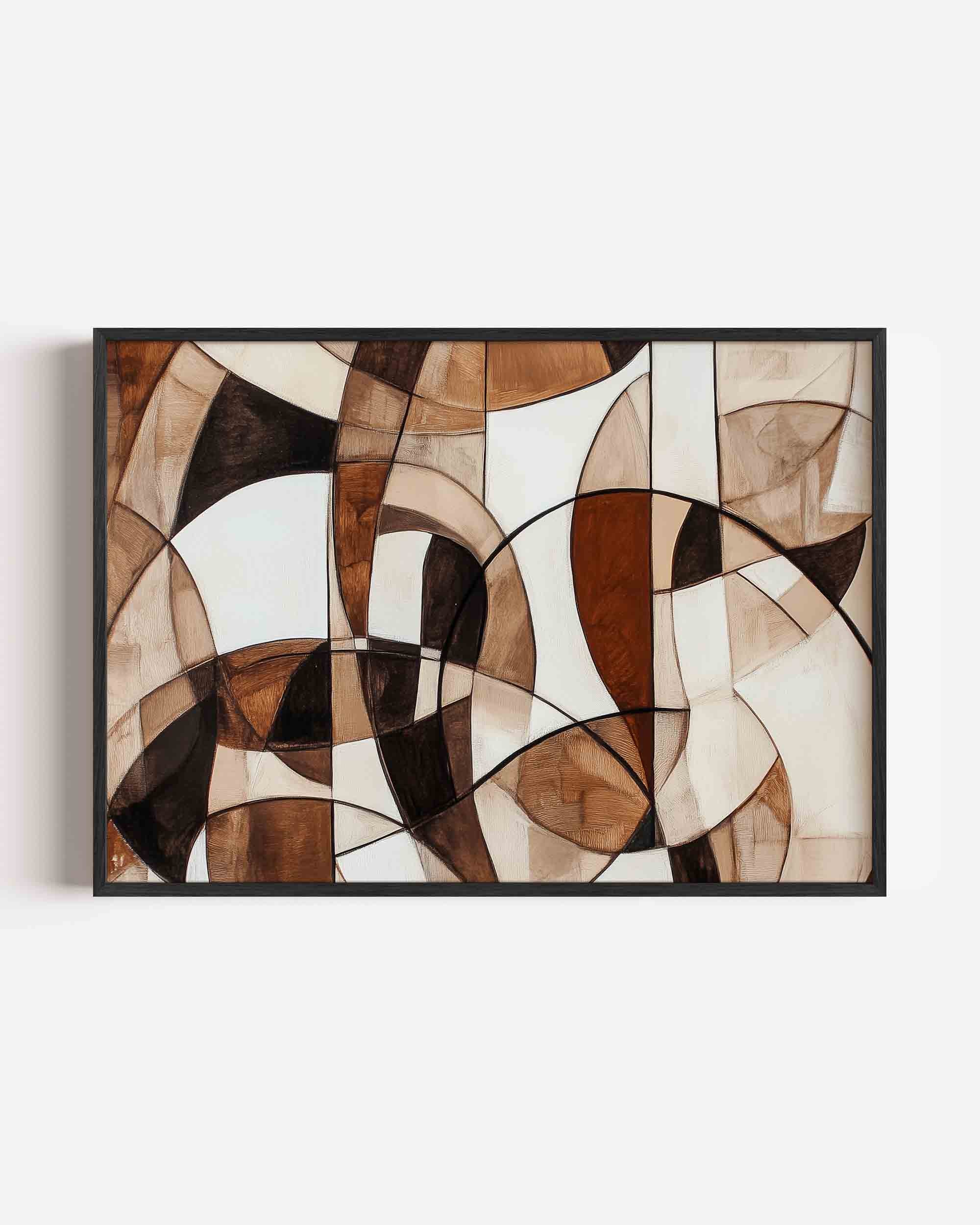 Abstracte vormen Poster