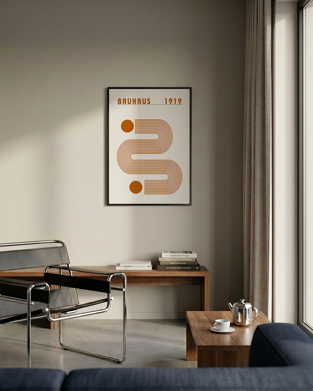 Lijnen en cirkels Poster