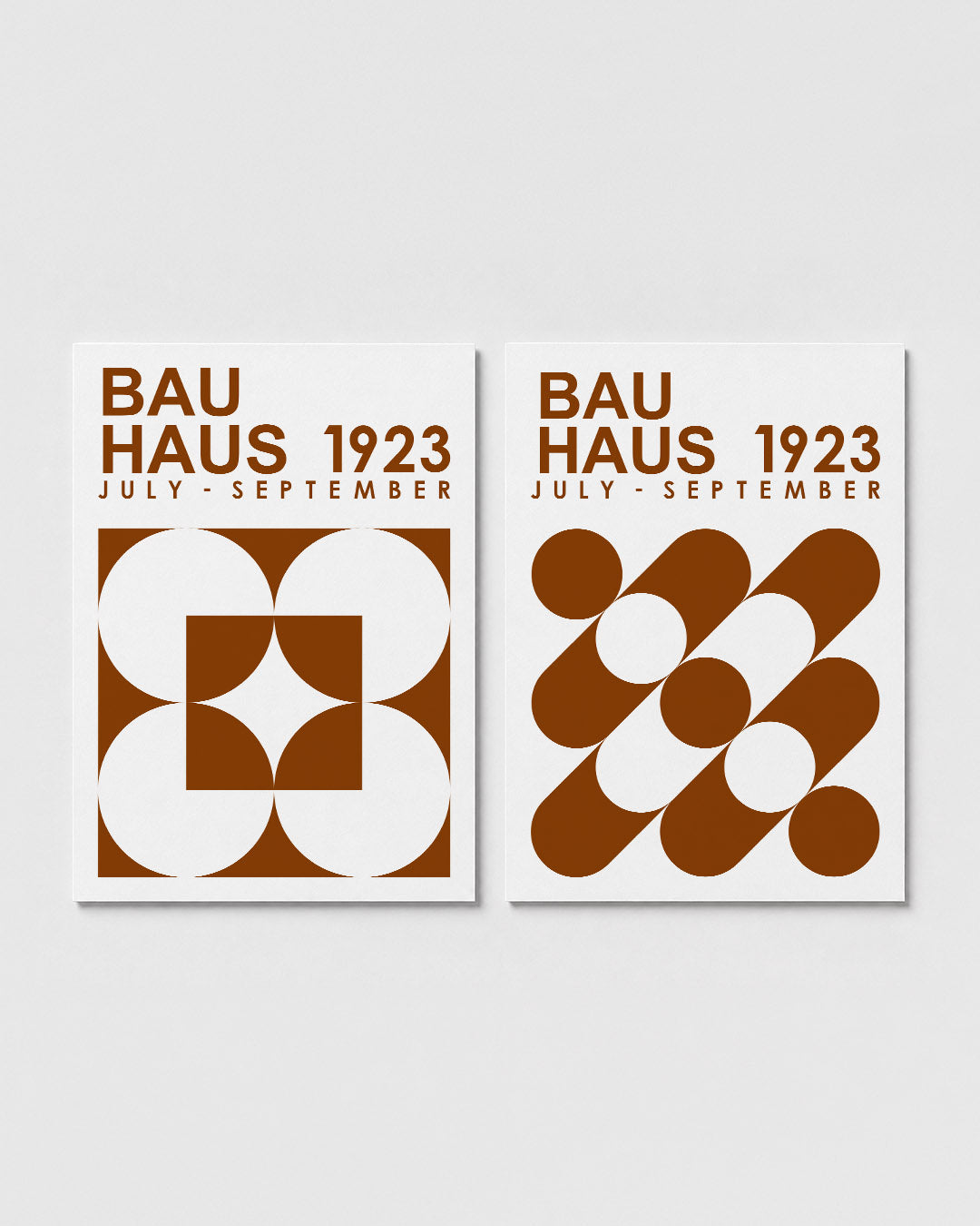 Vormen en vlakken Postersets
