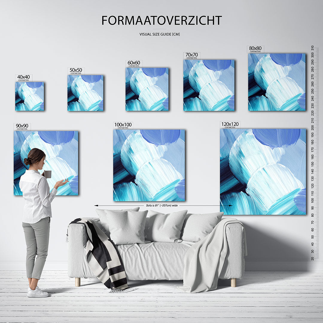 Kleurencompositie Kunstwerk