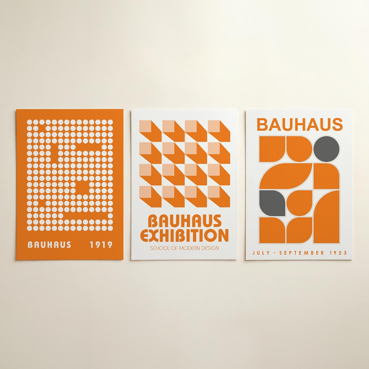 Cirkelpatroon en kleur Posterset