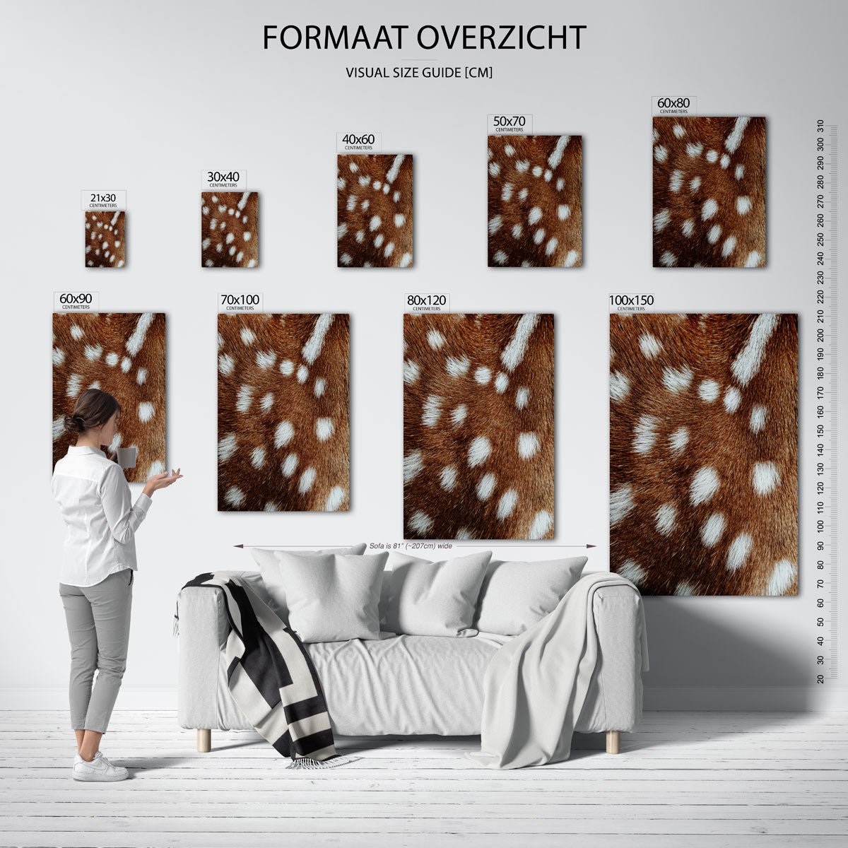 Gevlekte vacht Poster