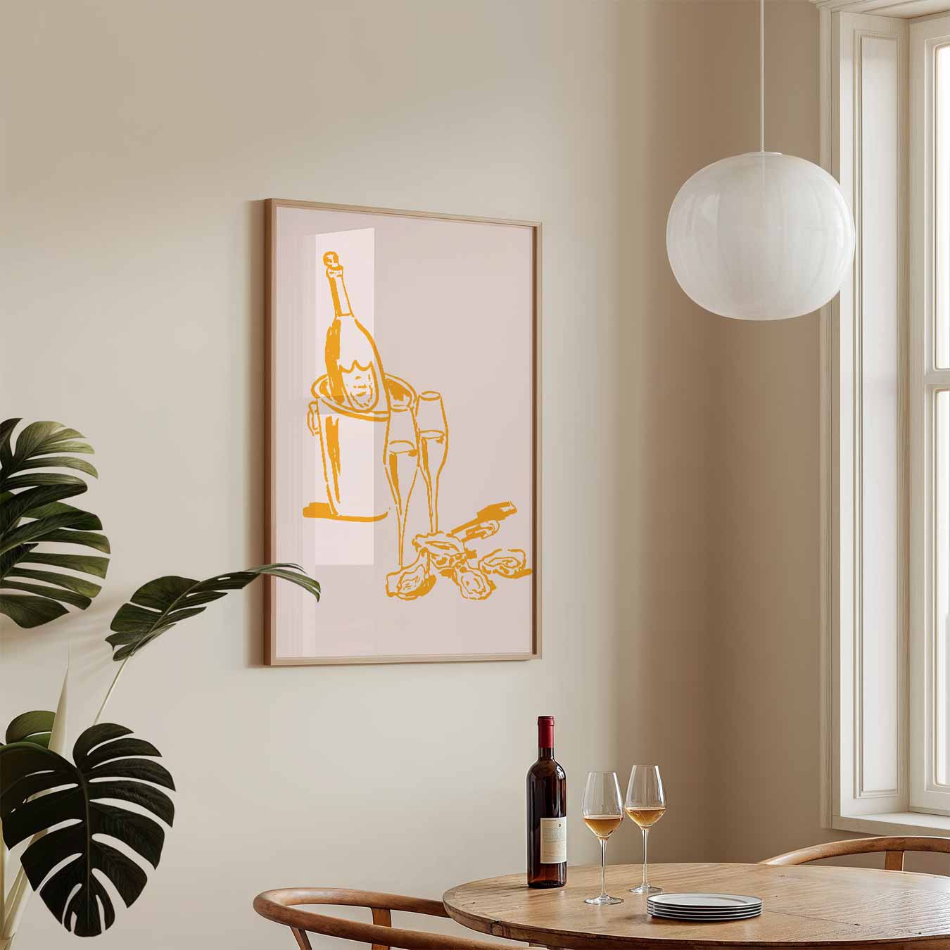 Luxe Champagne Moment Poster-WallArtistic