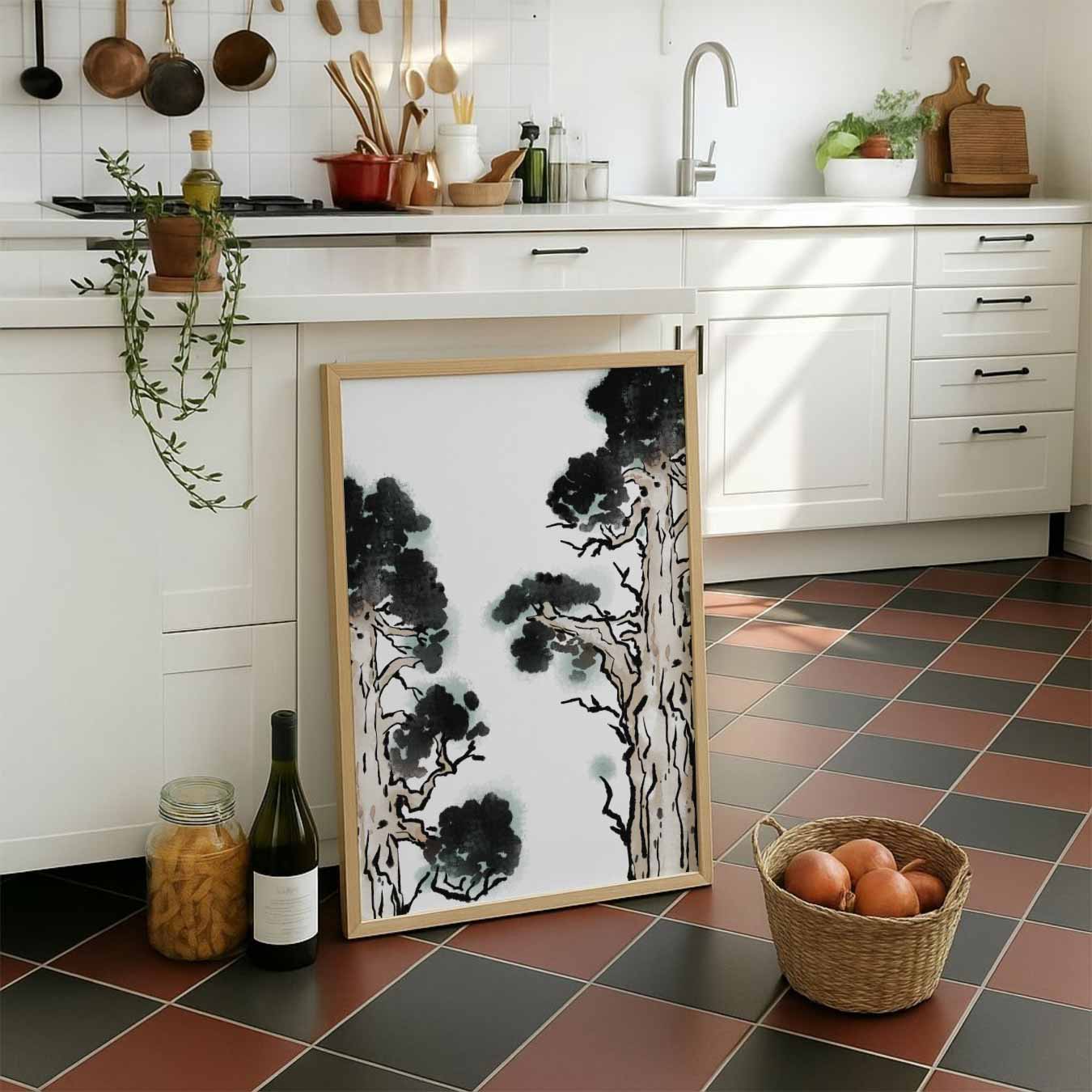 Japanse Bomen Poster-WallArtistic