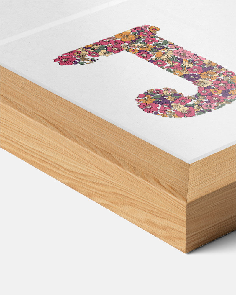 Bloemenschrift J Poster-WallArtistic