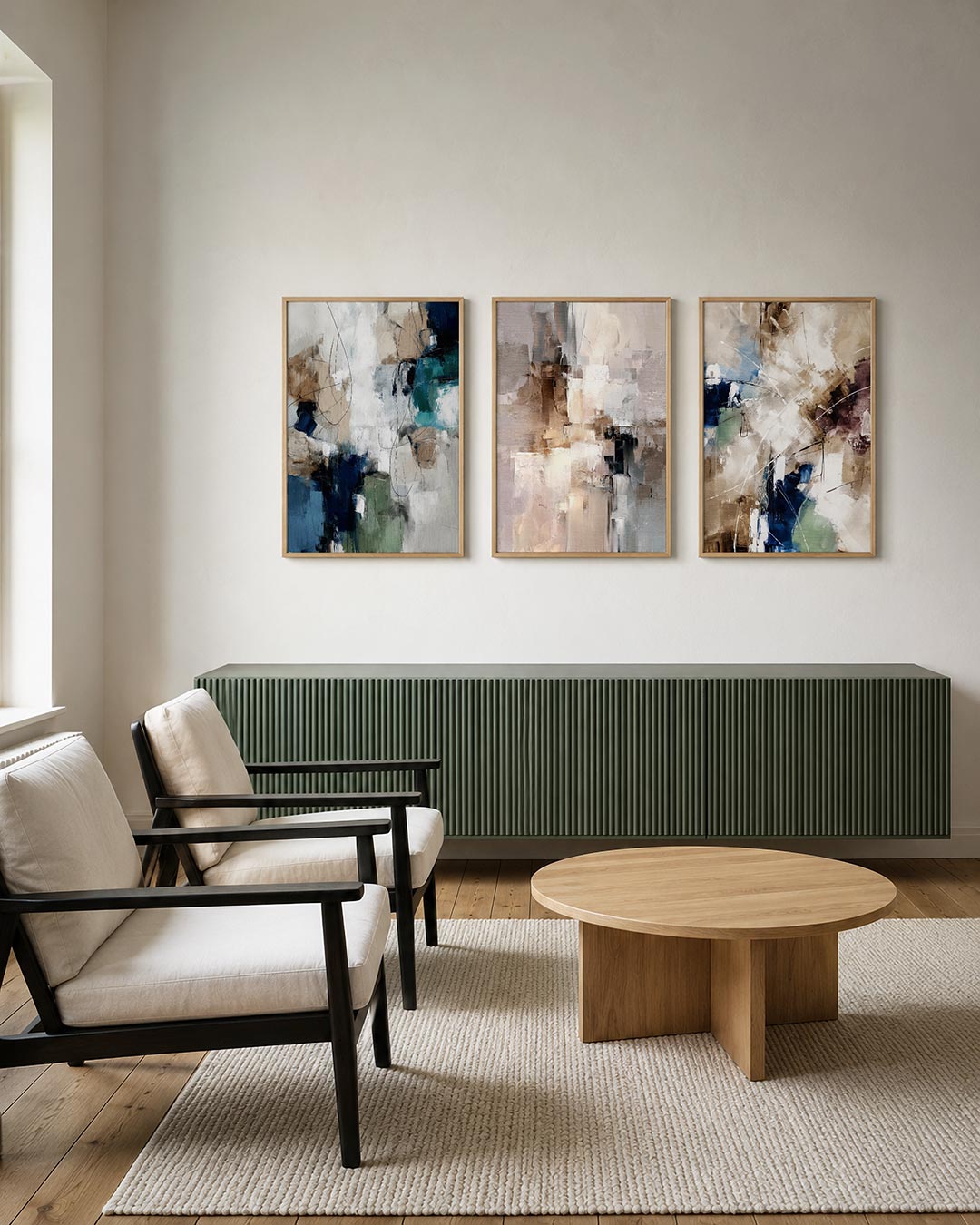 Vorm en kleurenspel Posterset