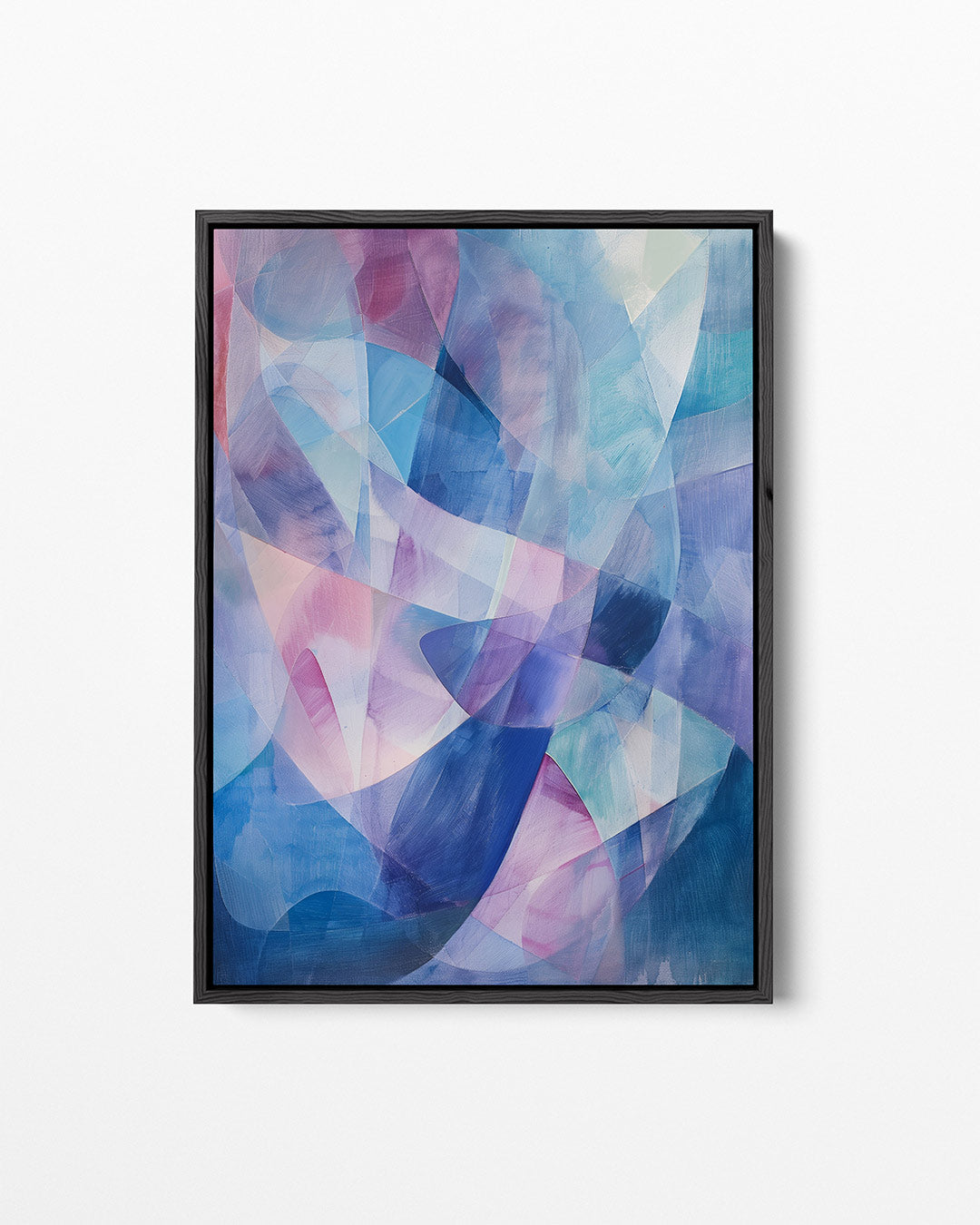 Vloeiende kleurencompositie Kunstwerk