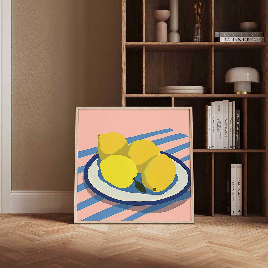 Citroenen op schaal Poster