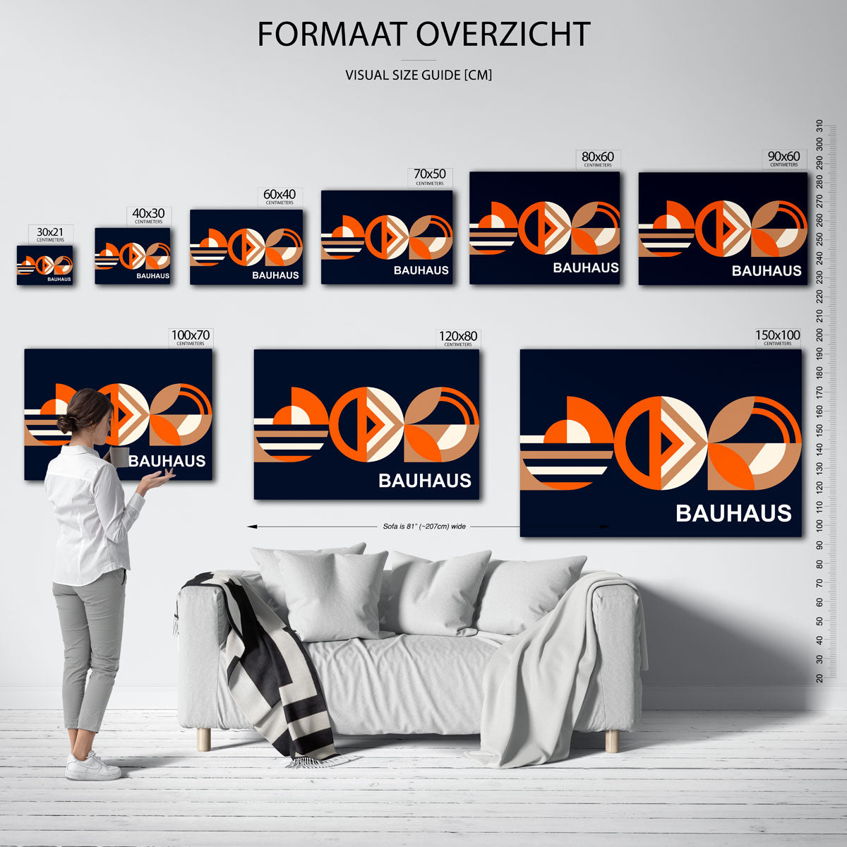 Vormen en vlakkenspel Poster