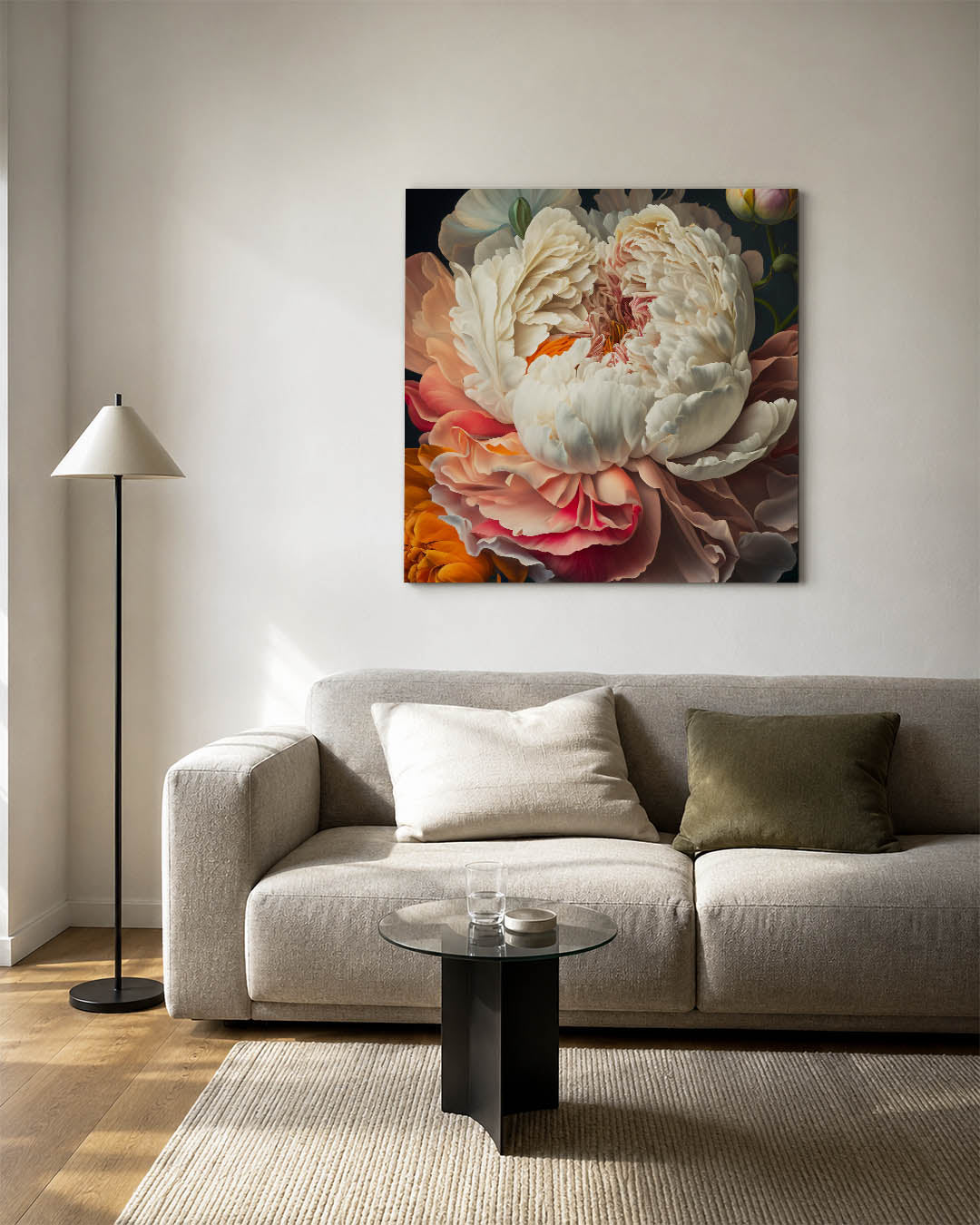Bloemrijke harmonie Kunstwerk