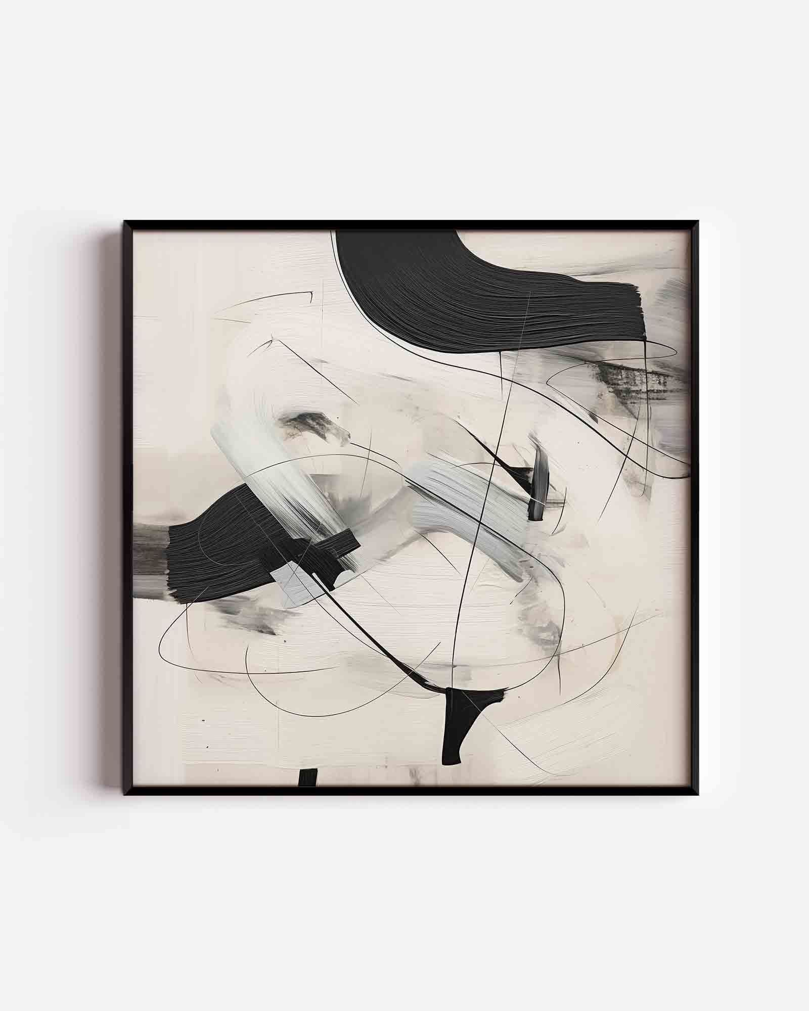 Abstracte lijnen Poster