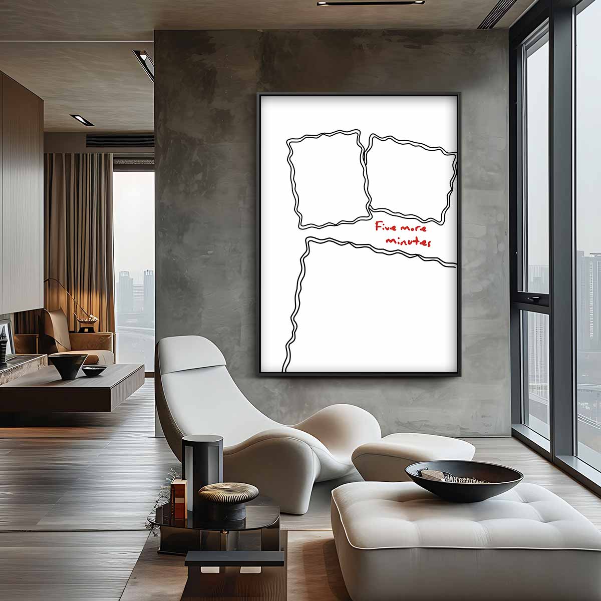 Vijf Extra Minuutjes Kunstwerk-canvas-dibond-plexiglas-wanddecoratie-WallArtistic